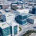 Blick auf Ingolstadt mit Hightech-Elementen