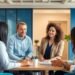 Arbeitsmarkt in Pfaffenhofen: Professionelle Besprechung im Büro.