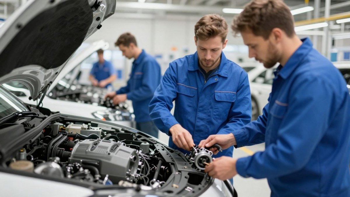 Montage-Team innerhalb von 2 Wochen: Wie Zeitarbeit in der Automobilproduktion hilft